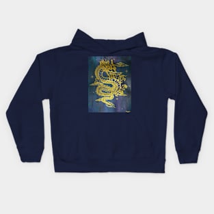 Golden Dragon Kids Hoodie